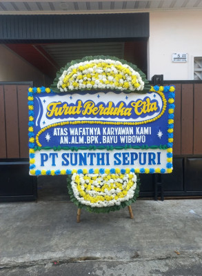 Papan Bunga Duka di Konawe