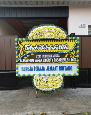 Papan Bunga Duka di Konawe